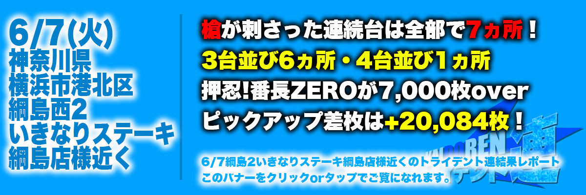 6.7綱島結果