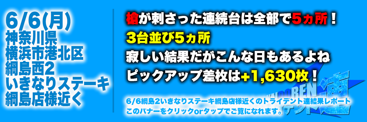 6.6綱島結果