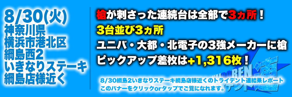 8.30綱島結果