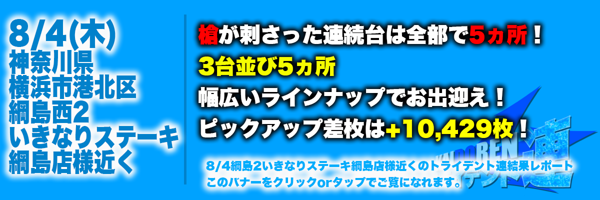 8.5綱島結果